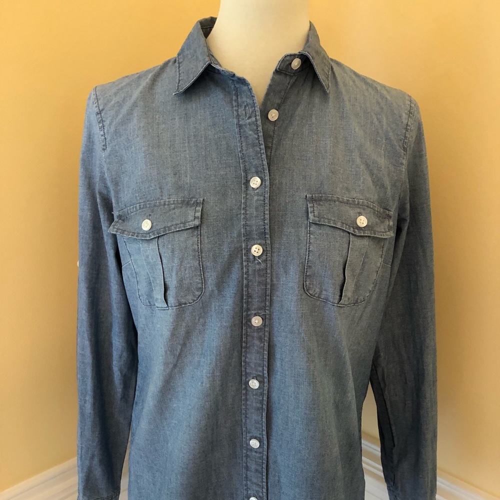 J Crew Chambray button down shirt